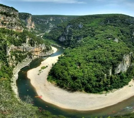 Maison En Pierre Avec Piscine-gorges De L'ardeche Ferienhaus *